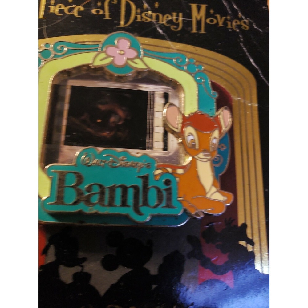 Disney Parks Piece of Disney Movies Bambi Limited Edition Pin 35mm Film Cell LE